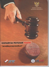 Disparitas Putusan Hakim